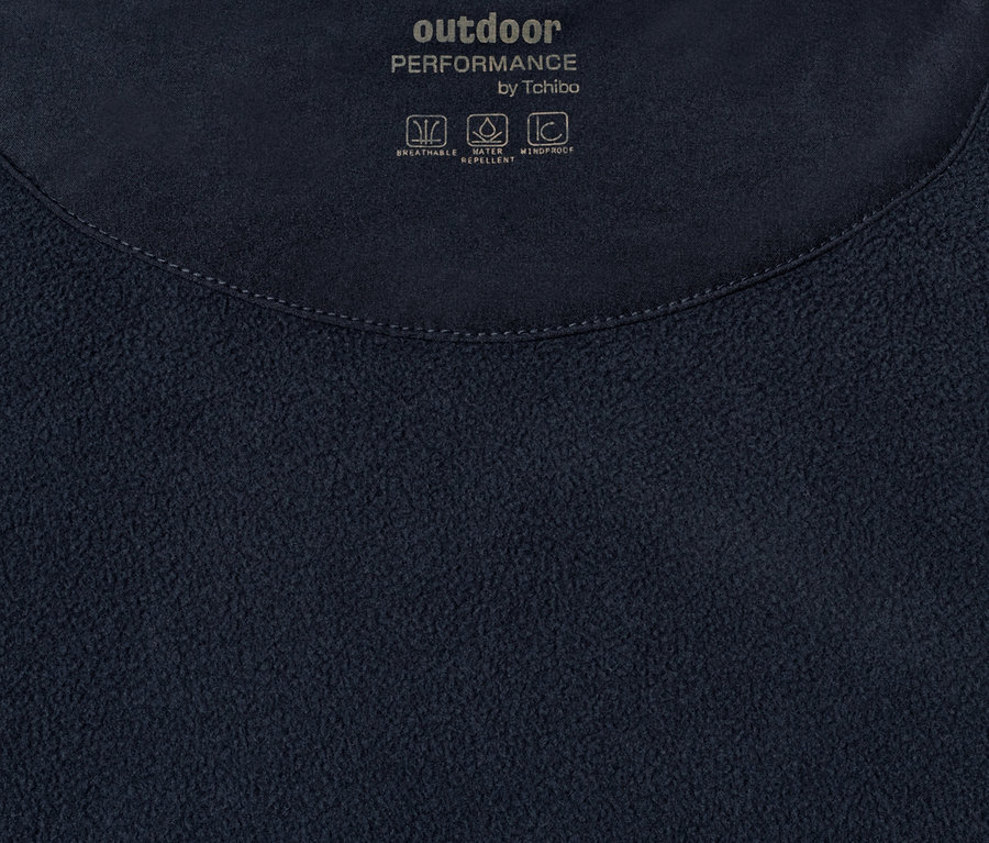 Detail einer Softshell-Jacke.