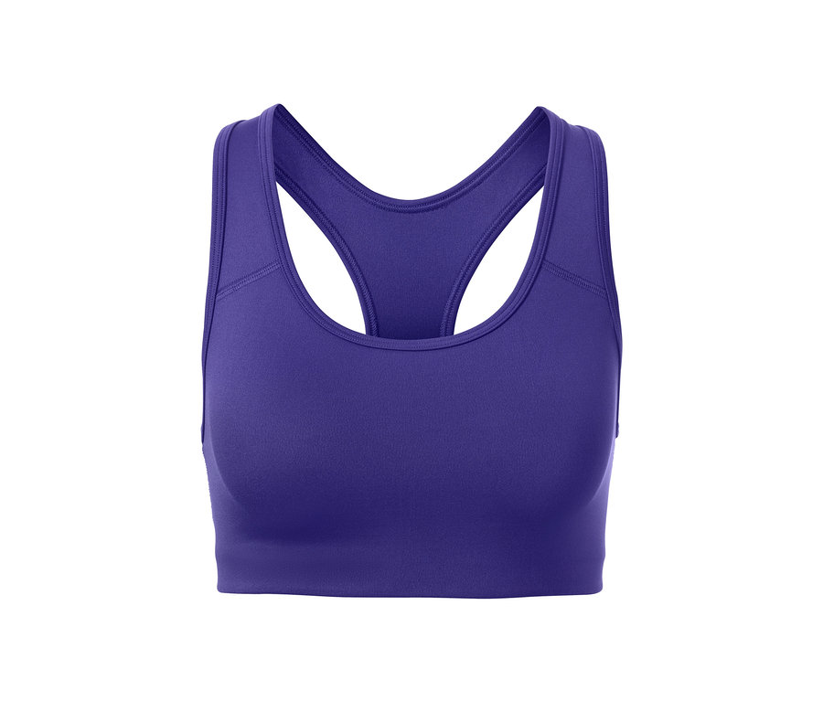 Lila Sport-Bustier aus einem 2er Set.