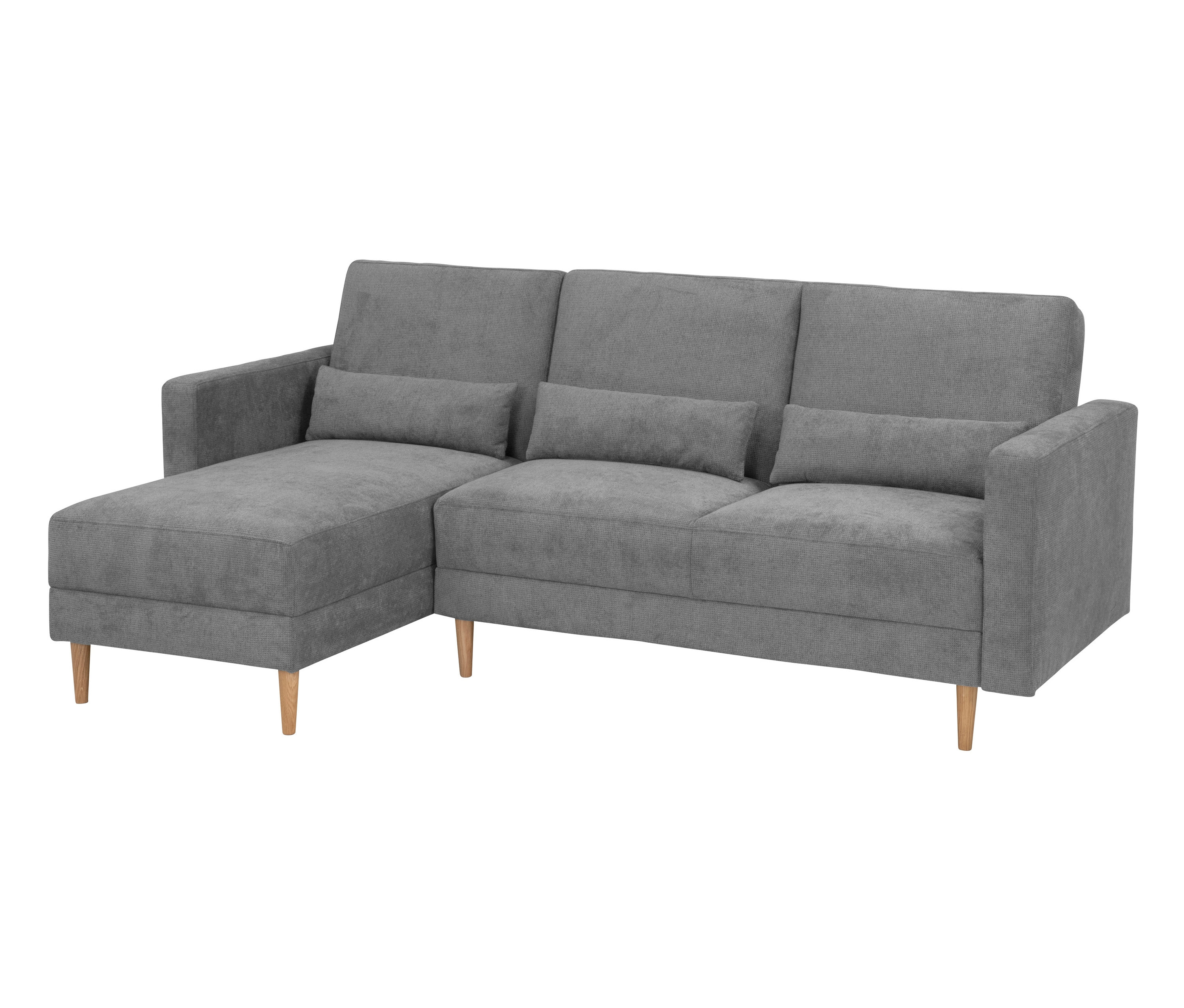 Thumbnail - Tchibo - Federkern Eck-Schlafsofa »Jenna« - 223x152x93cm - braun - Polyester / Nylon / Buchenholz