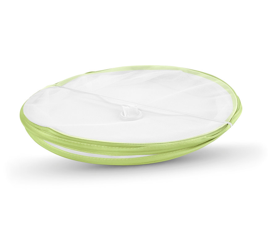 Grüne faltbare Abdeckhaube.