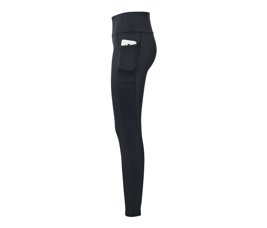 Schwarze Thermotight mit Handytasche.