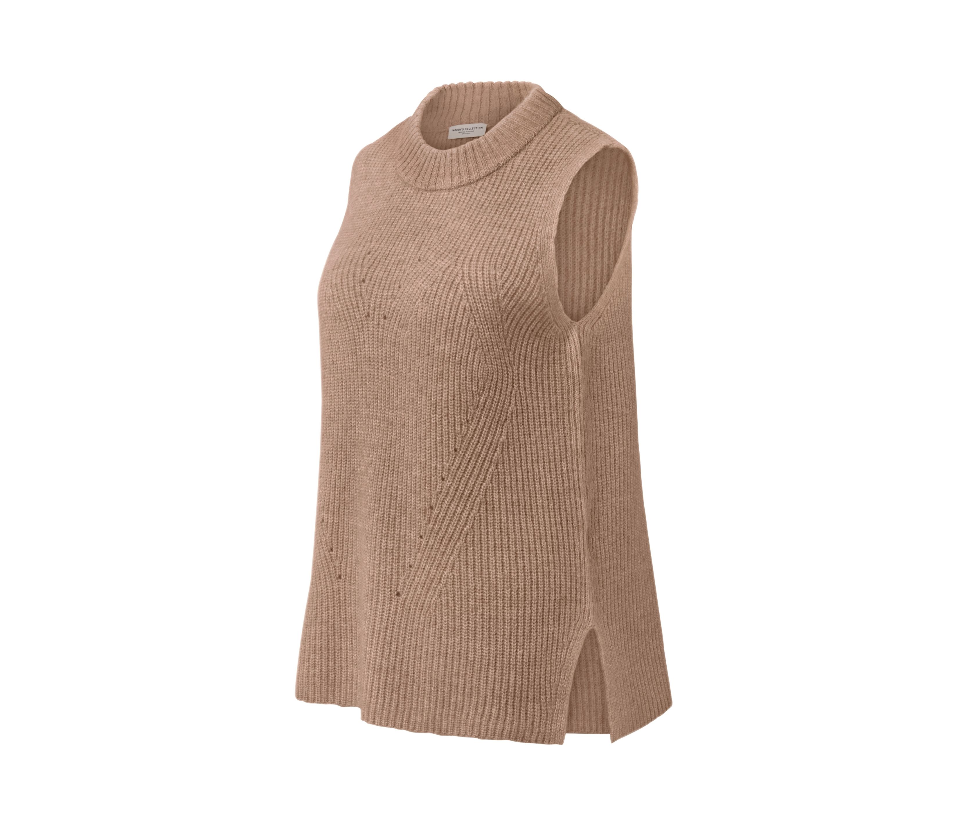 Tchibo - Strick-Pullunder - Damen - Gr. L - beige