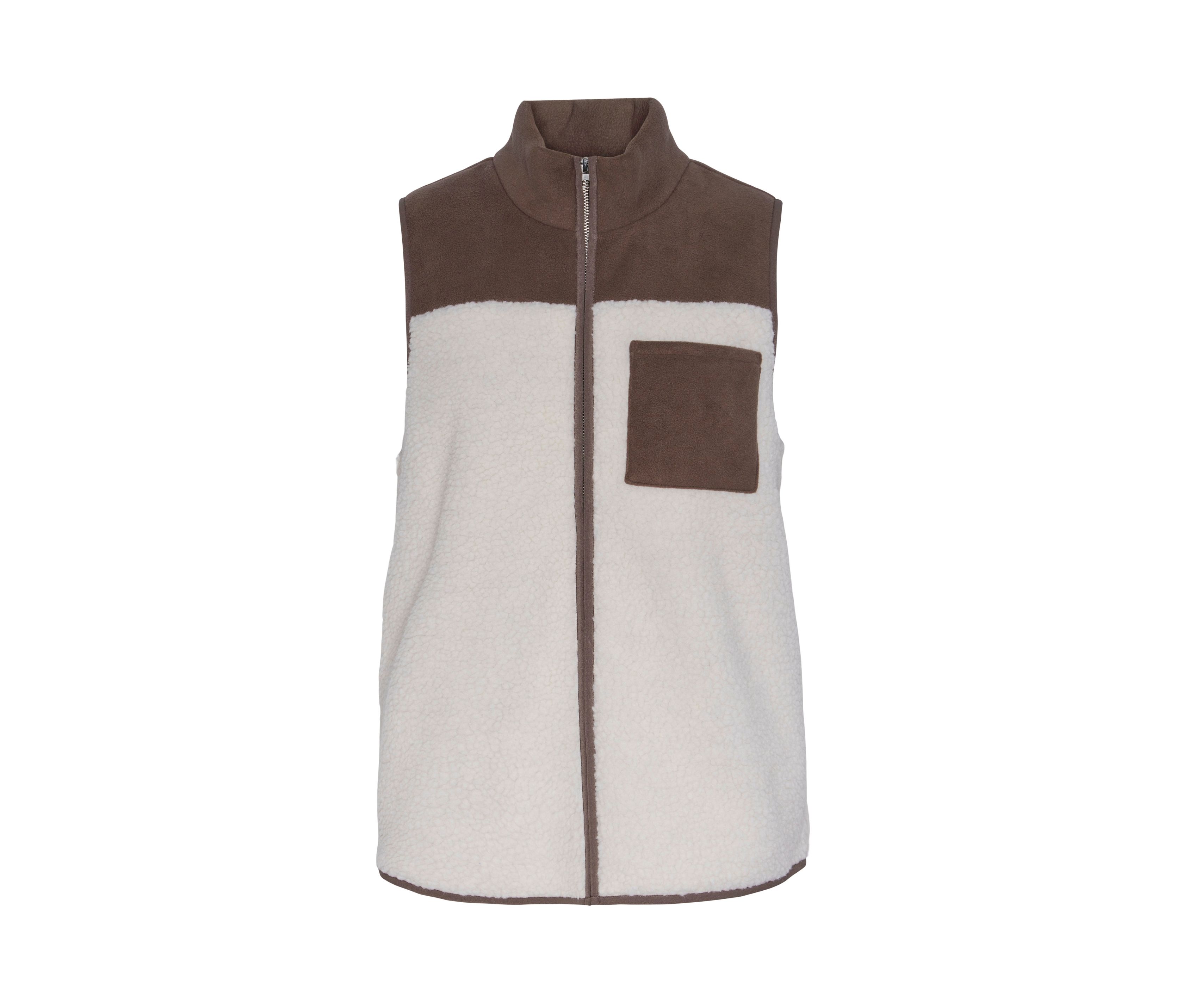 Thumbnail - Tchibo - Teddy-Weste - Damen - Gr. 42 - beige