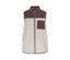 Beigefarbenes Teddyfell mit braunem Fleece