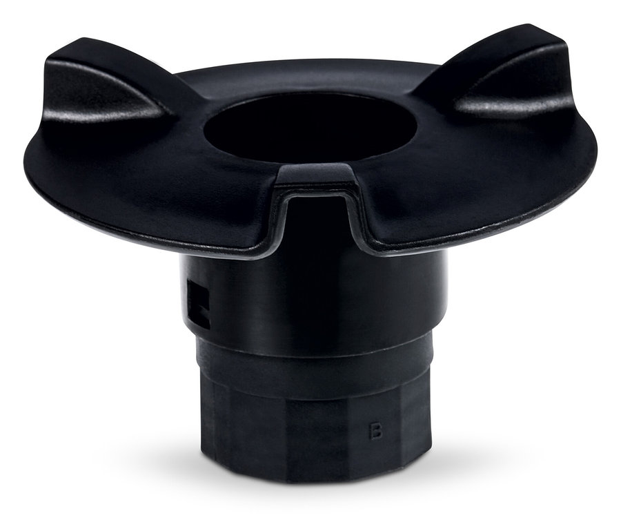 Schwarzer Plastikaufsatz.