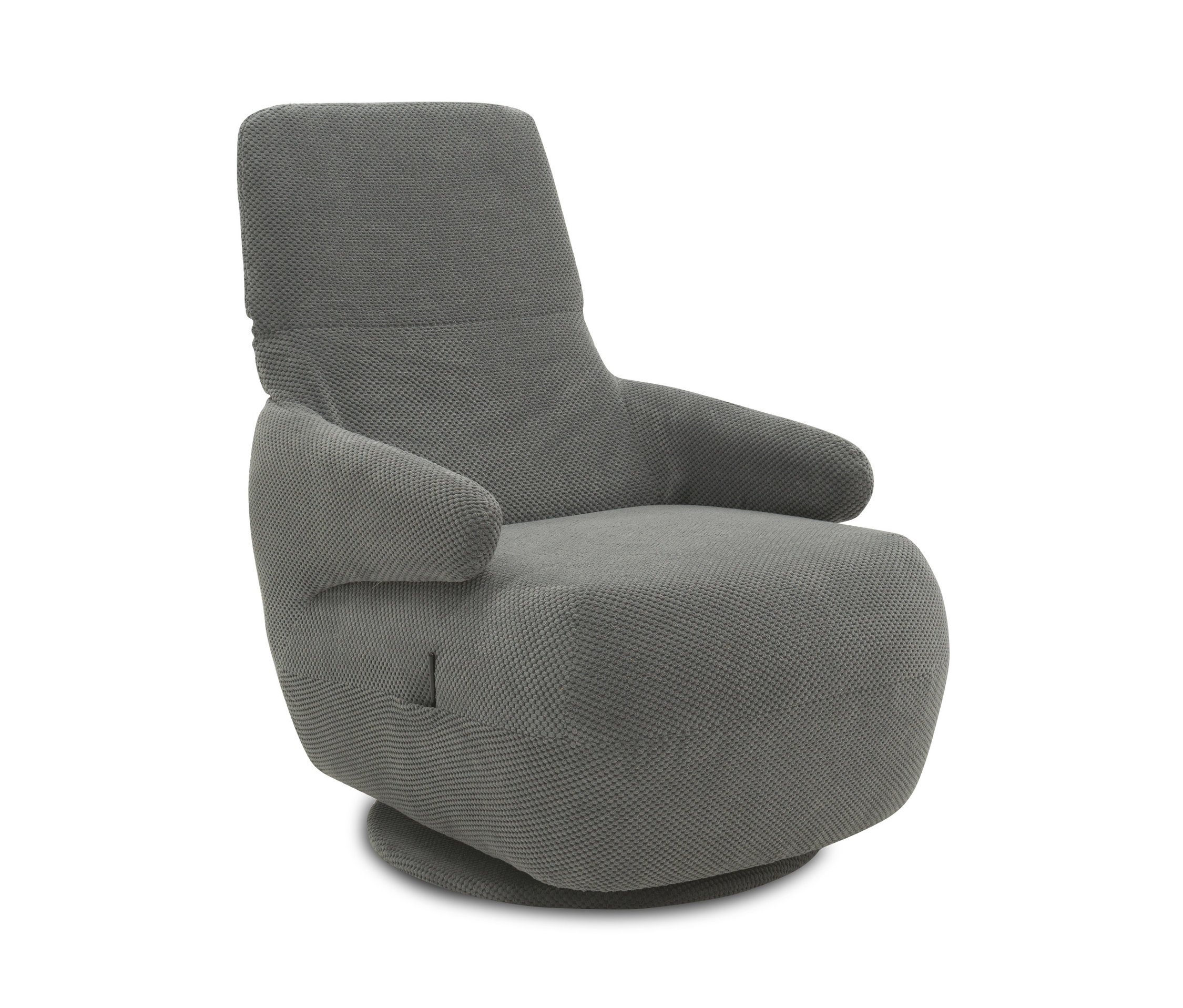 Domo Sessel »Stockholm« - 68x100x95cm - schwarz - - Polyester / Holzwerkstoffe / Metall