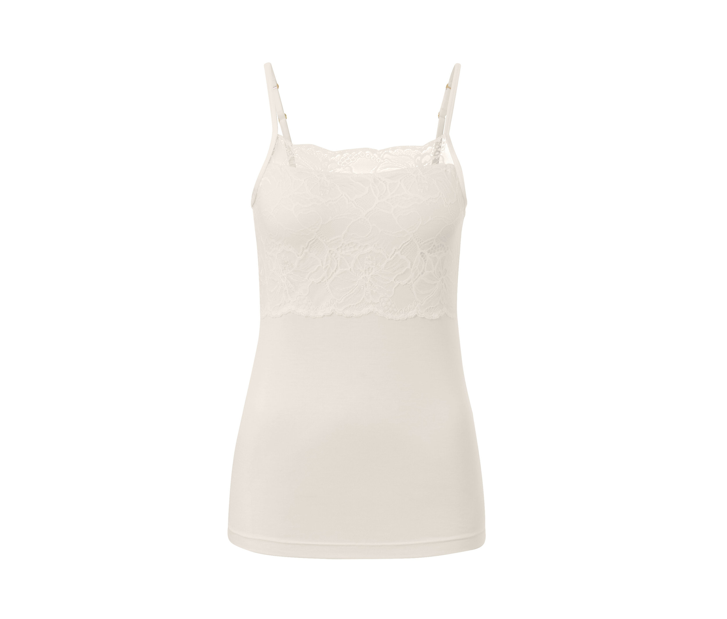 Modal-Hemdchen - Damen - Gr. L - creme - creme