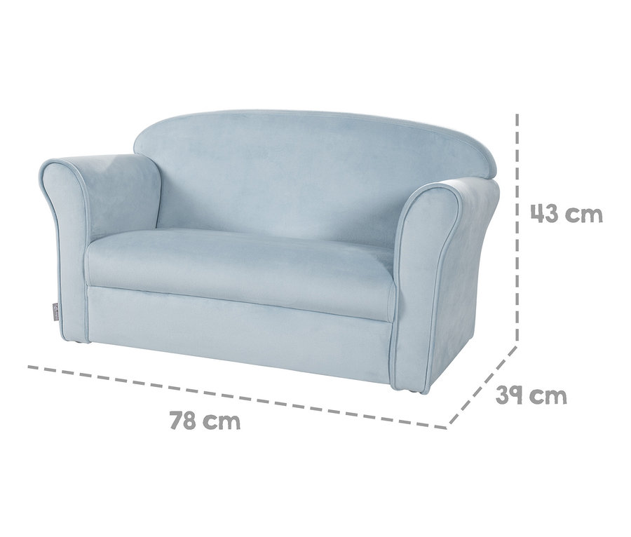 Helles blaues roba Kindersofa »Lil Sofa«.