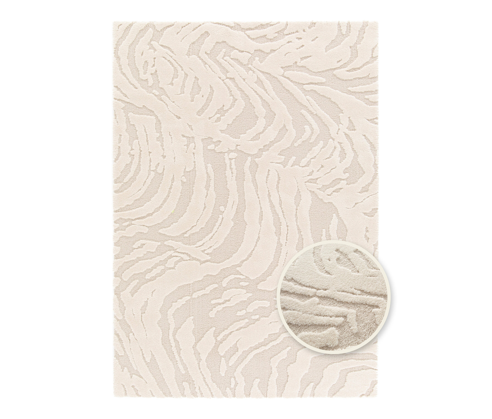 Teppich »Cosmo «Waves - creme - creme