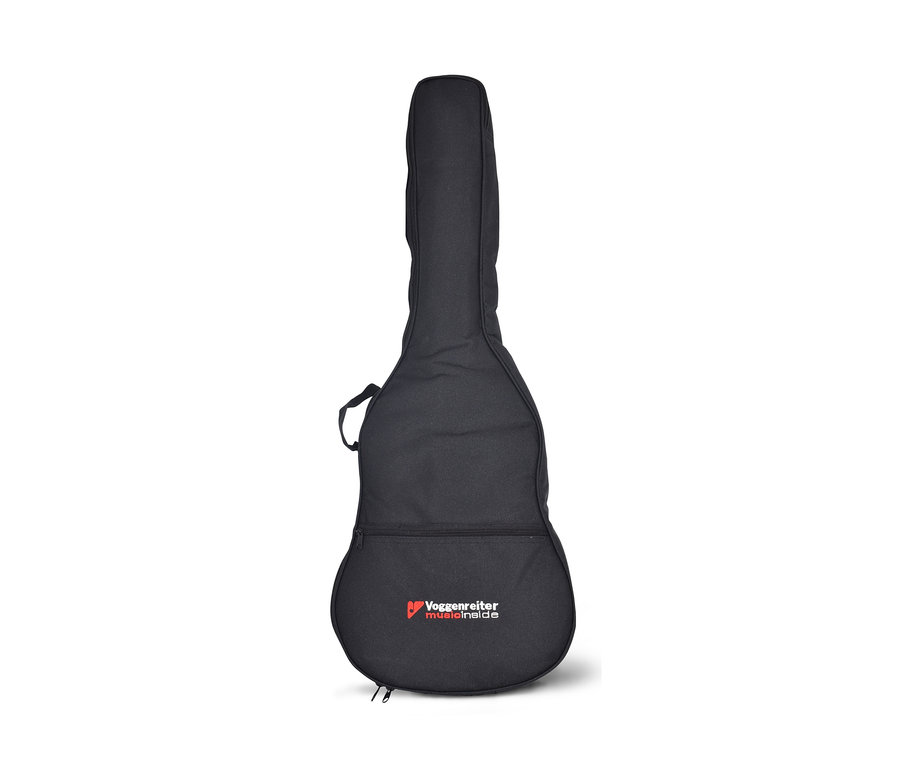 Schwarze Tasche für Voggenreiter Kindergitarren-Set, 3/4, ab 8 J.