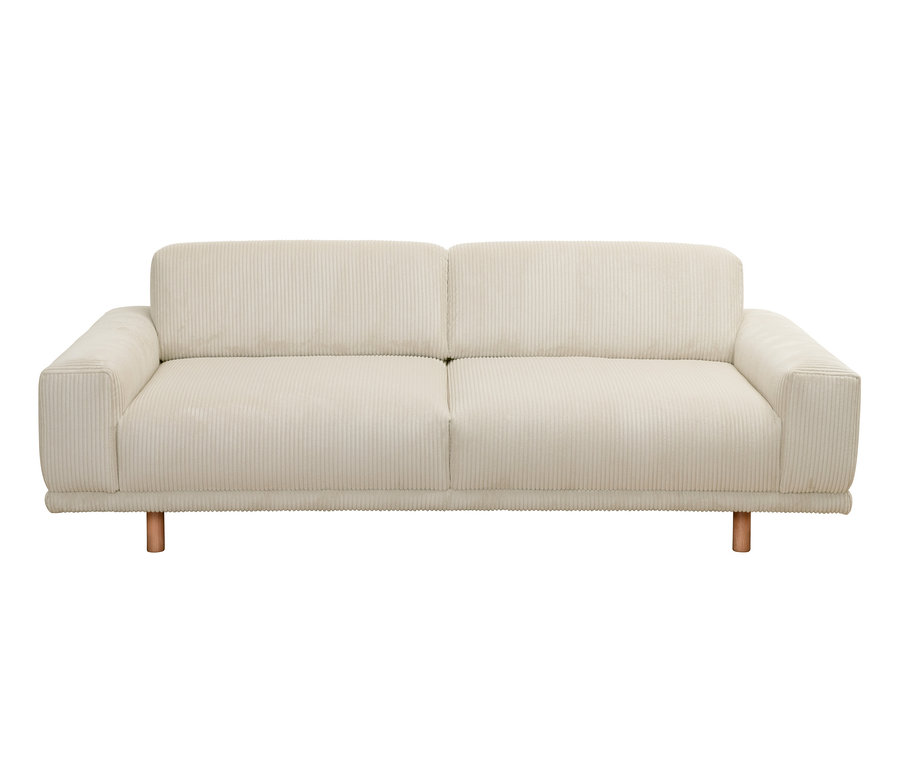 Cremefarbenes Sofa 2,5-Sitzer »Penelope«.