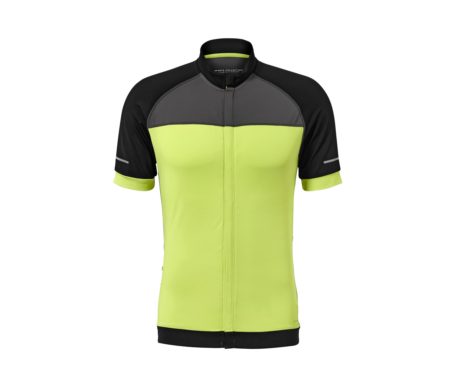 Fahrrad-Trikot - Herren - Gr. L - schwarz - schwarz