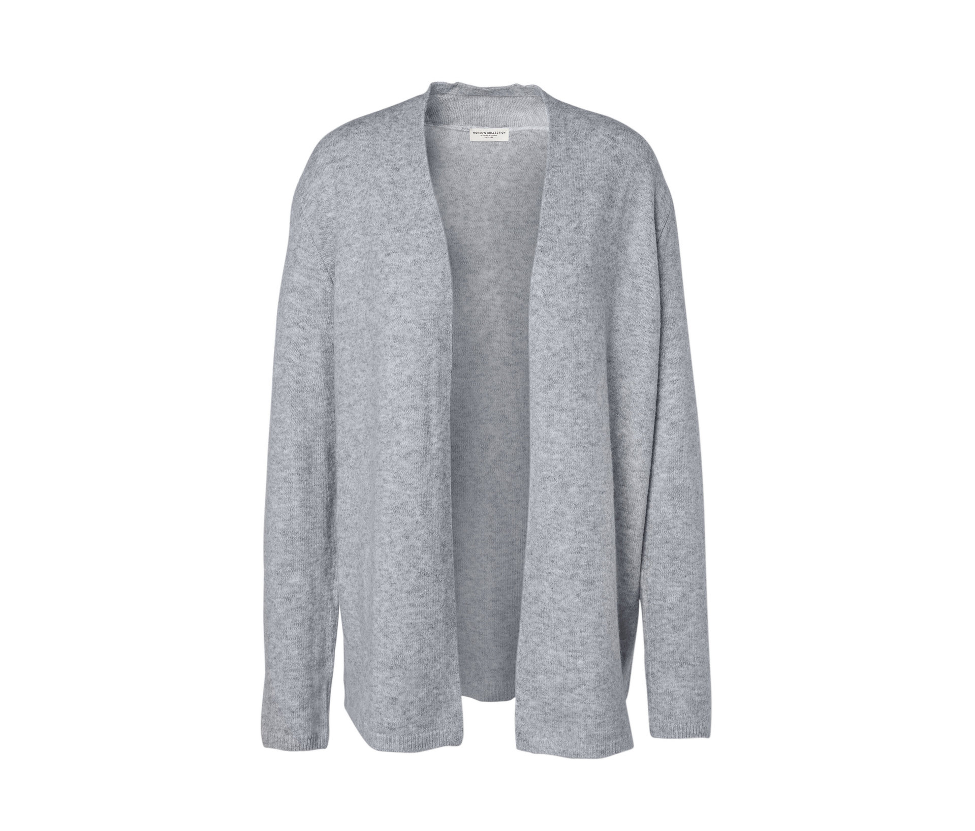 Offener Cardigan - Damen - Gr. S - grau - grau