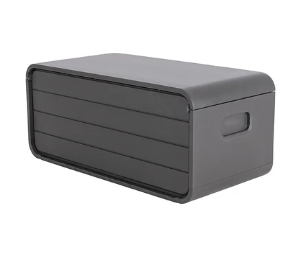 Graue Aufbewahrungsbox, 515 l.