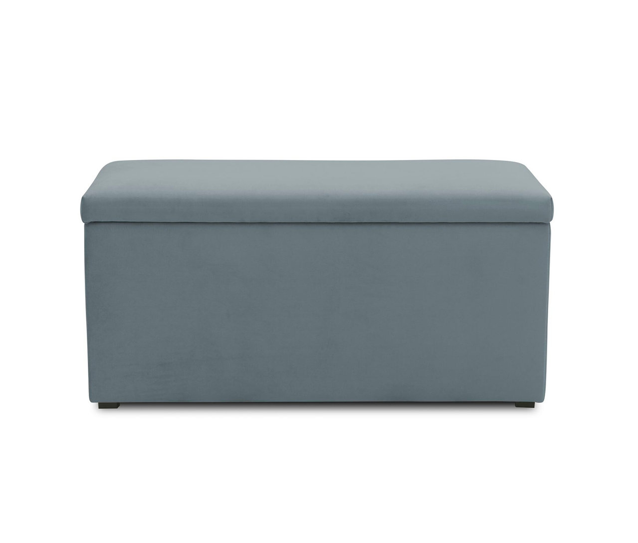 DOMO Hocker mit Staufach, lichtblau.