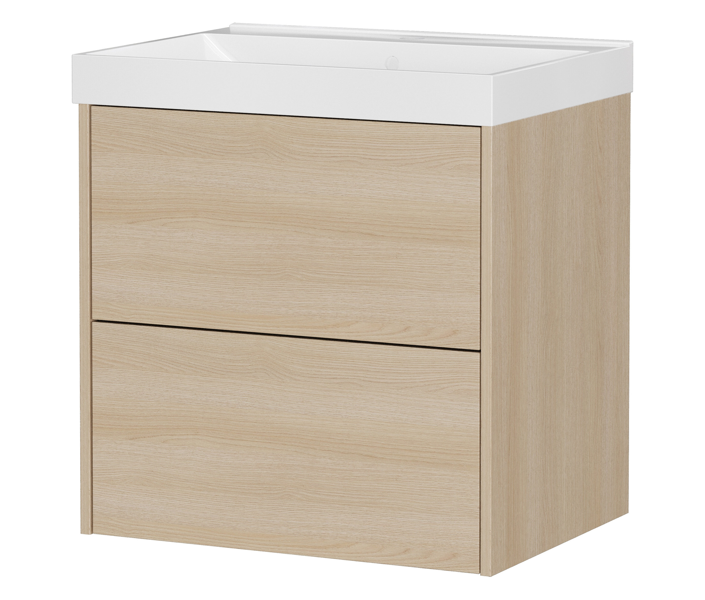 Tchibo - Waschtisch »Bodera« mit Becken - 61x46x65cm - braun - - Holzwerkstoffe