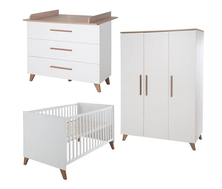 roba Kinderzimmerset »Ole« mit Bett, Wickelkommode und Schrank.