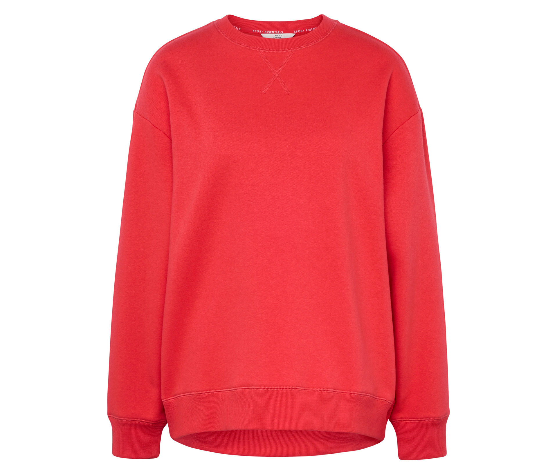 Sport-Sweatshirt - Damen - Gr. L - rot - rot