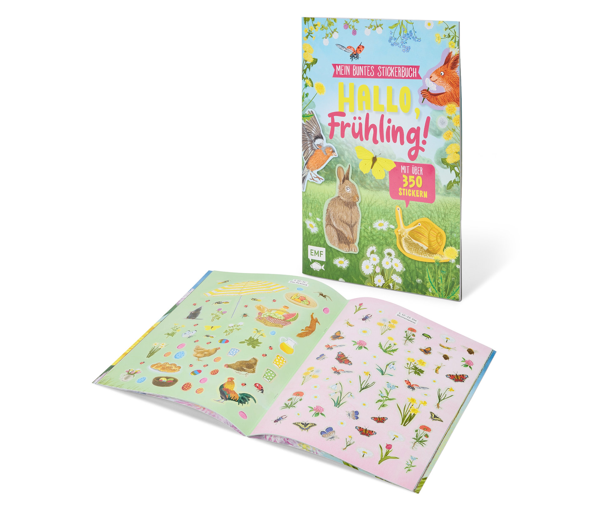 Tchibo - Mein buntes Stickerbuch »Hallo Frühling!« - Papier