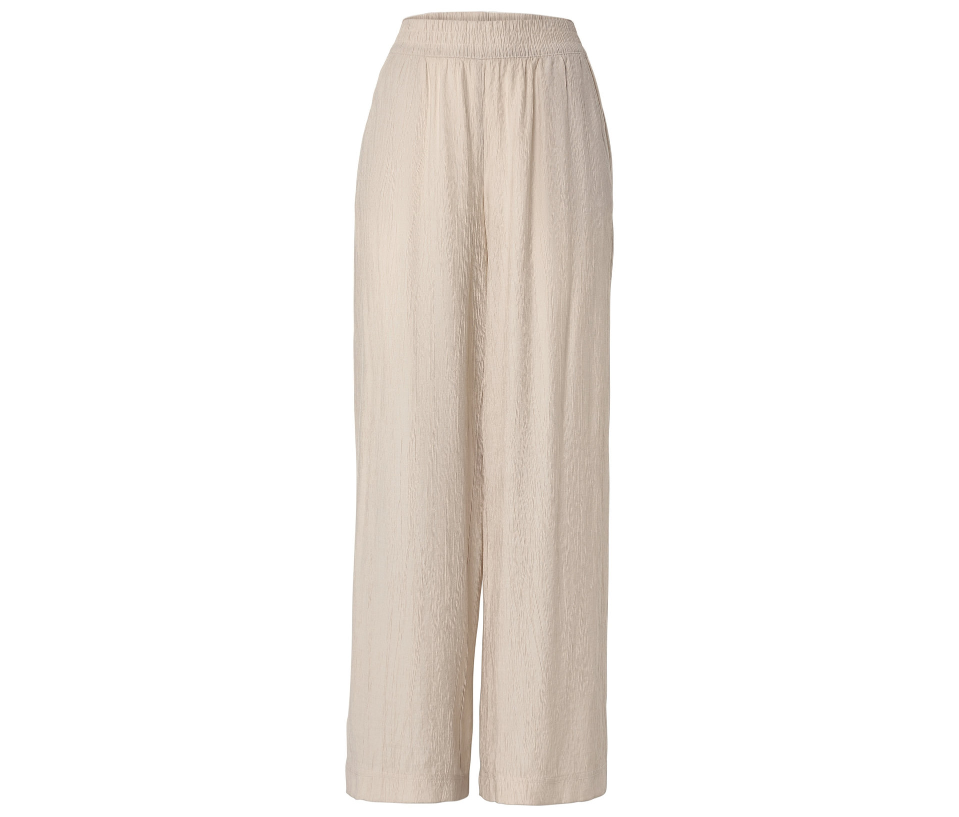 Tchibo - Strukturierte Palazzohose - Damen - Gr. 48 - braun