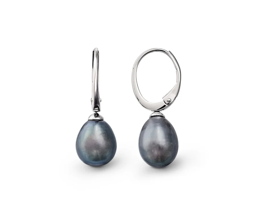Zwei Ohrhänger »Premium Collection« aus 925er Silber mit Süßwasserzuchtperle.