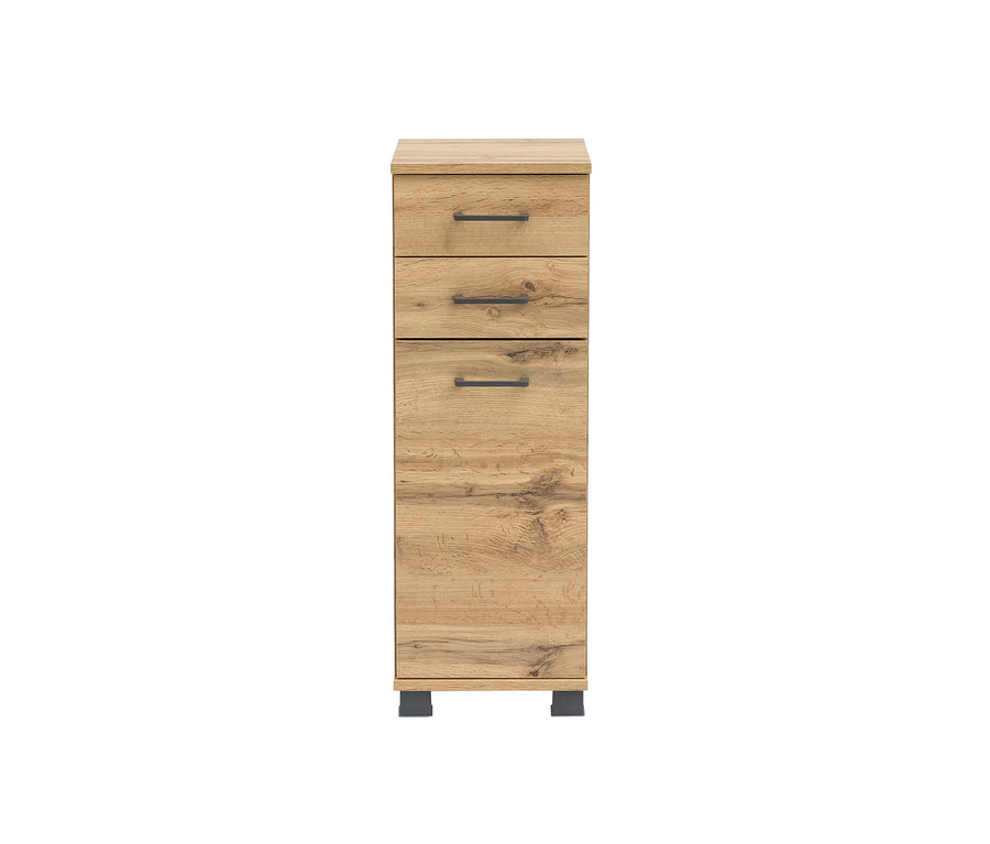 Schrank »U 300 Nora« mit drei Schubladen und einer Tür in Holzoptik.