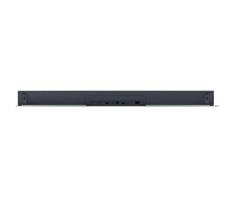 Vorderansicht der Philips Soundbar 2.1 mit integriertem Subwoofer TAB8205.