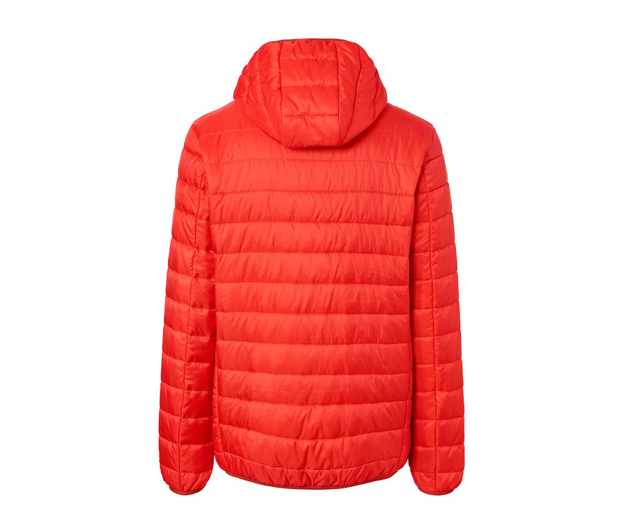 Rückansicht einer Steppjacke.