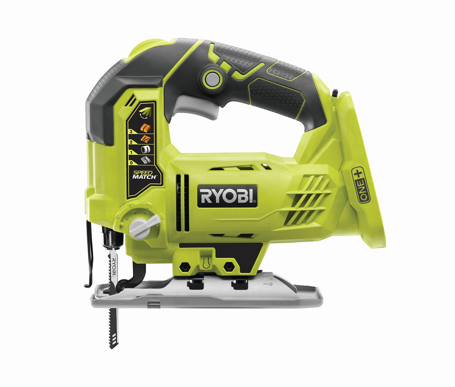 Nahaufnahme der Ryobi 18 V One+ Akku-Stichsäge »R18JS-0«.