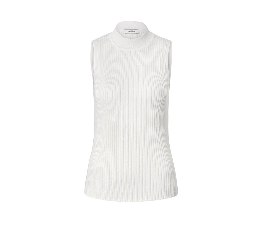 Detailaufnahme eines Stricktops.