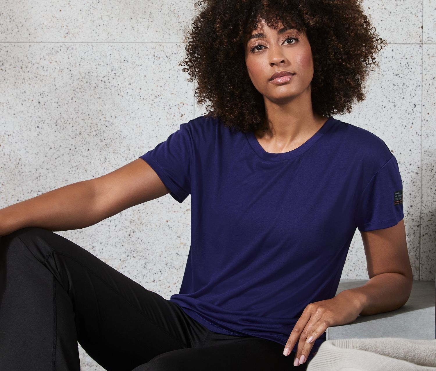 Thumbnail - Tchibo - Oversize-Sportshirt - Damen - Gr. S - violett