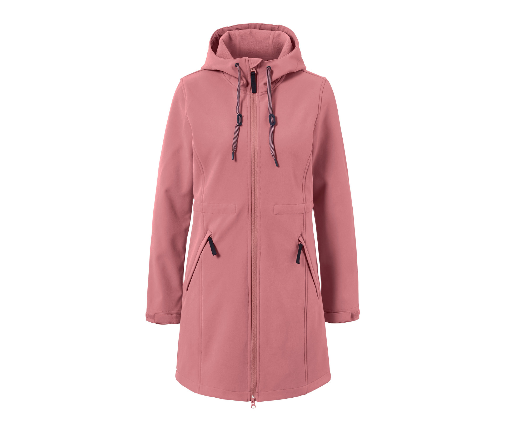 Softshell-Mantel - Damen - Gr. 44 - rosé - rosé