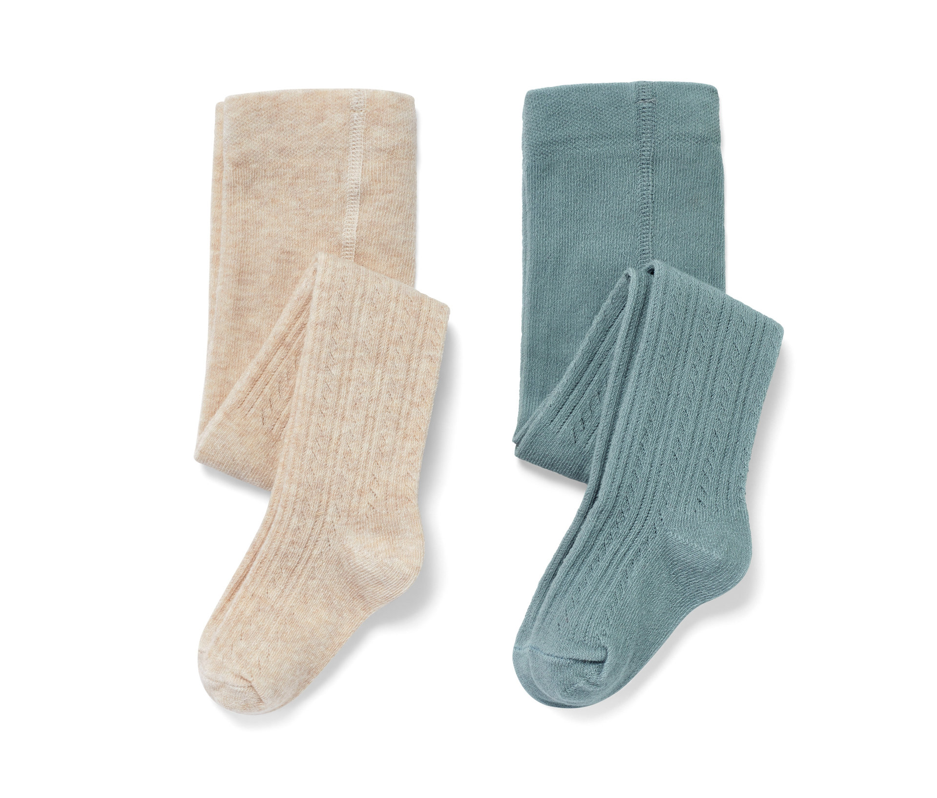 Tchibo - 2 Paar Baby-Strumpfhosen - Baby - Gr. 50/56 - blau