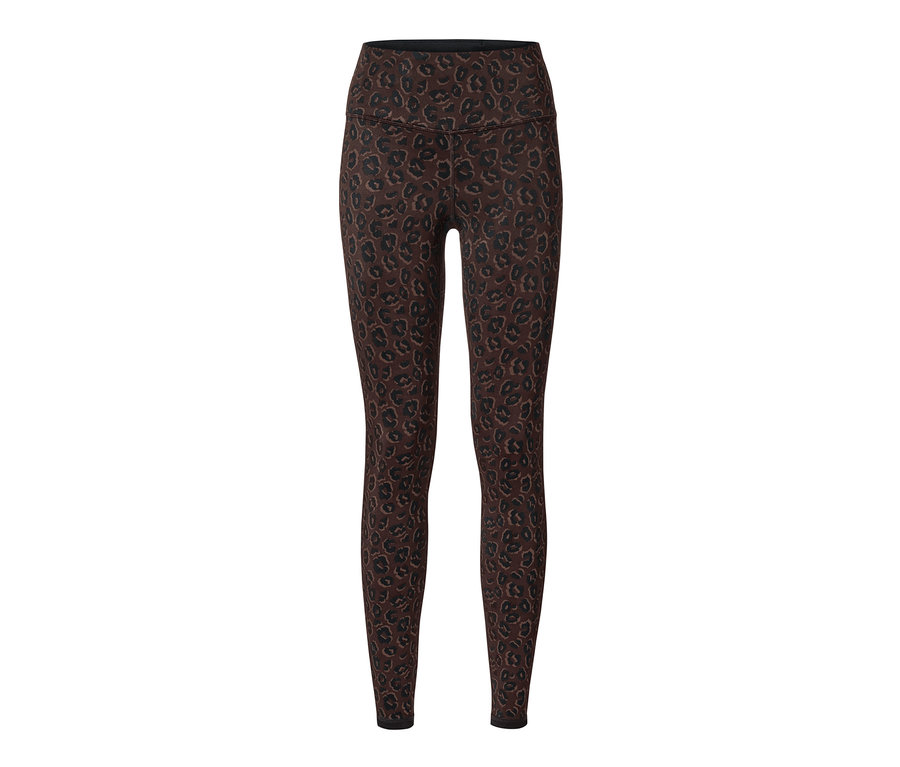 Eine schwarz-braune Wende-Sporttight.