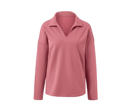 Lounge-Sweatshirt, rosenholz.