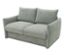 Graues DOMO collection Schlafsofa 2-Sitzer »Helsinki«.