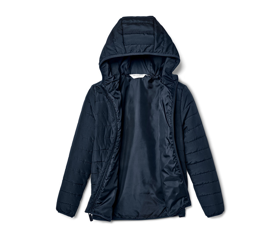 Blaue Kinder-Steppjacke.