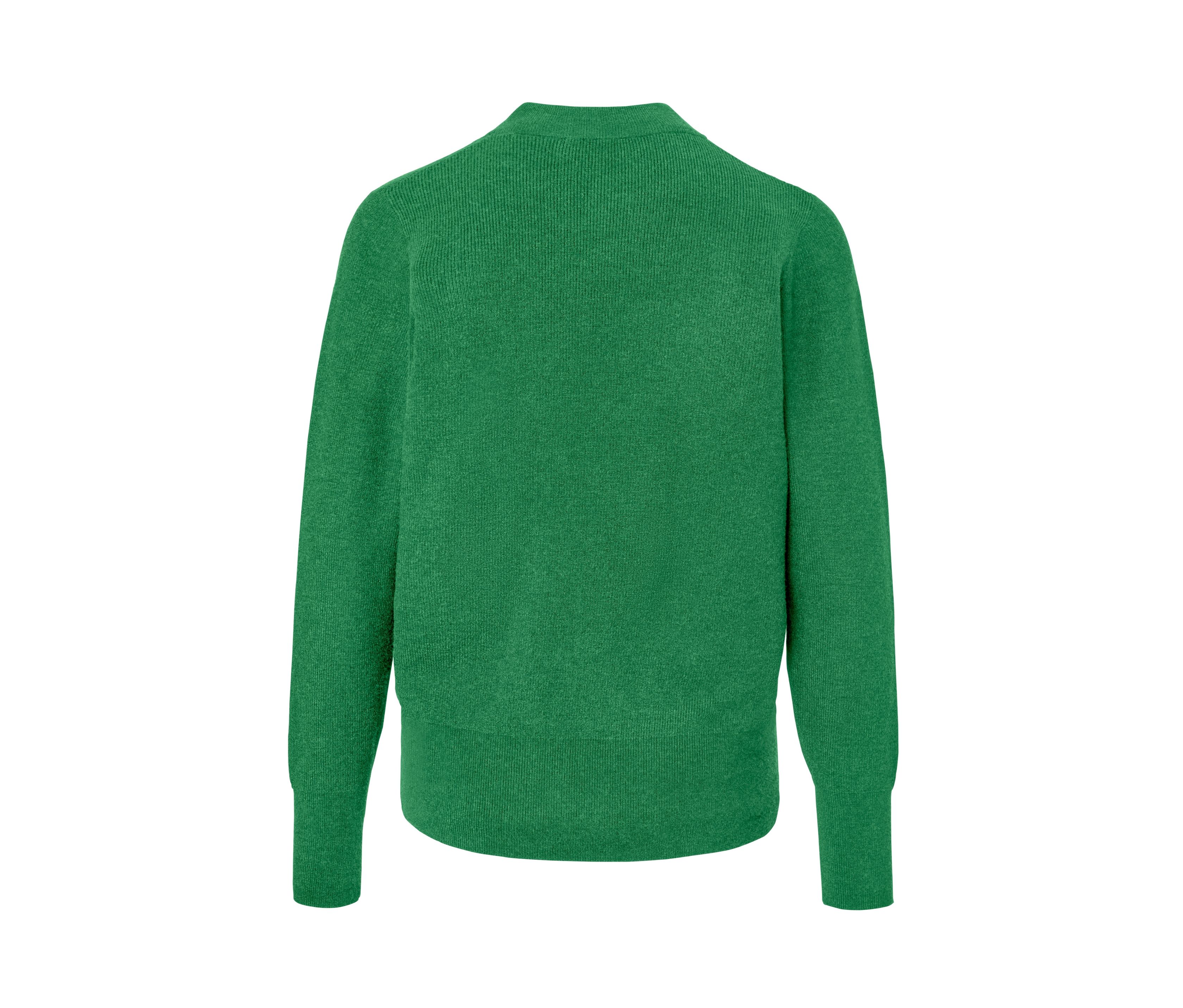 Tchibo - Feinstrickpullover - Damen - Gr. S - grün