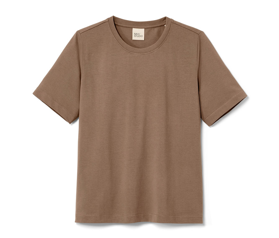 NAH/STUDIO Heavy Weight Shirt | nachhaltige Baumwolle, Haselnuss