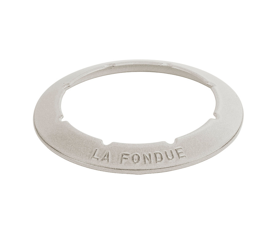 Weißer Ring aus dem STAUB Fondue-Set.