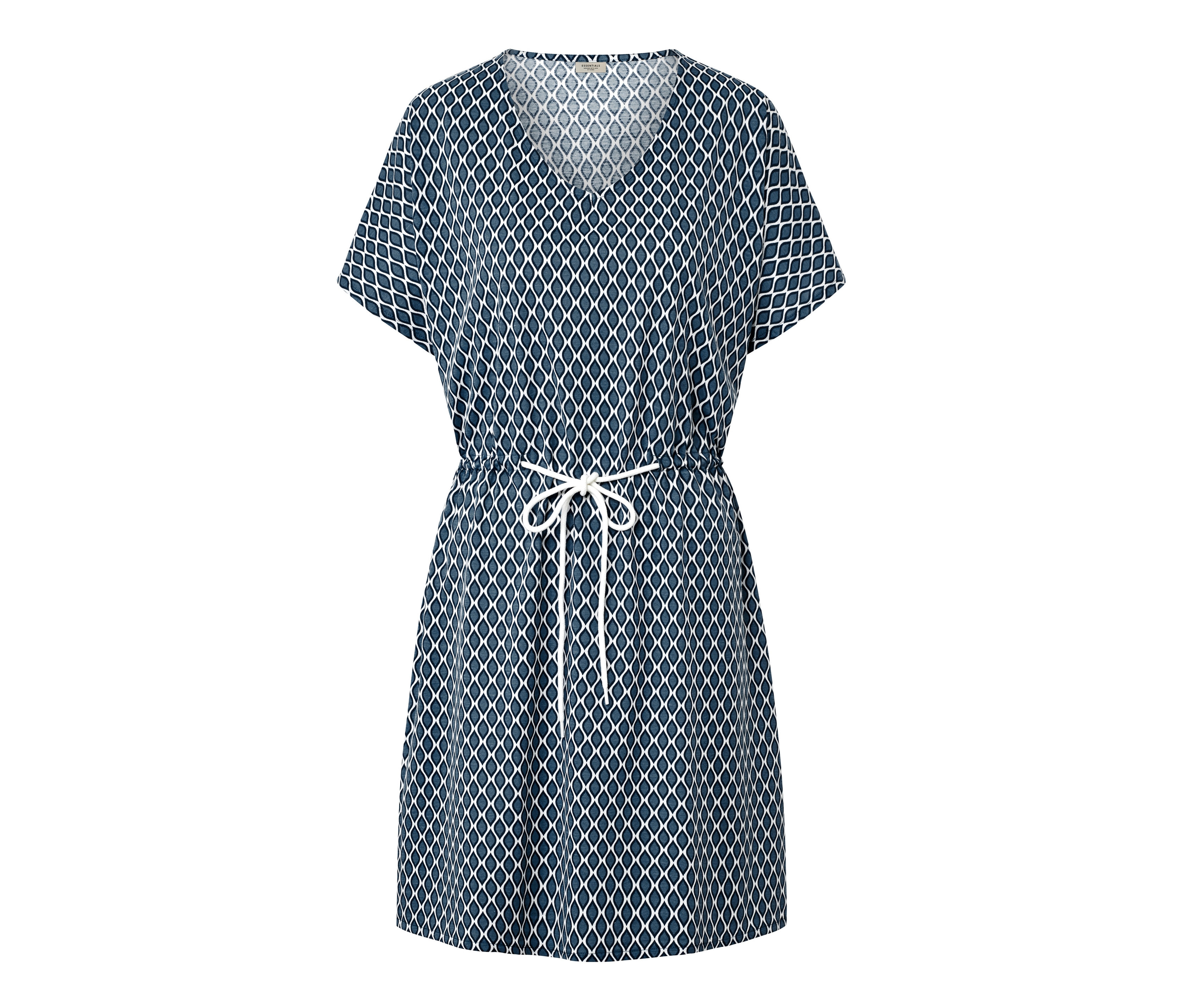 Lange Strand günstig Kaufen-Tchibo - Strandtunika - Damen - Gr. L/Xl - creme/print. Tchibo - Strandtunika - Damen - Gr. L/Xl - creme/print <![CDATA[Strandtunika Farbe: Blau-cremeweißer Alloverprint Material: 65% Polyester, 35% Baumwolle Maße: Gesamtlänge ca. 90 cm (Gr. S/M) Passform