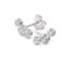 925 Silber Ohrstecker Zirkoniabogen