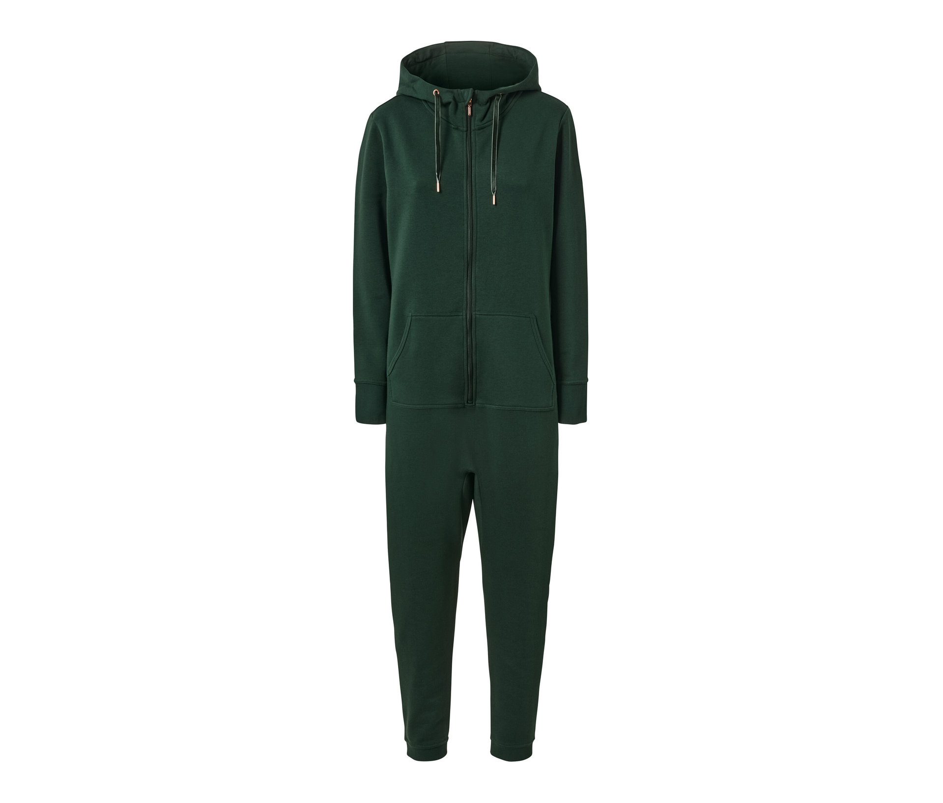 Loungeoverall - Damen - Gr. M - dunkelgrün - dunkelgrün