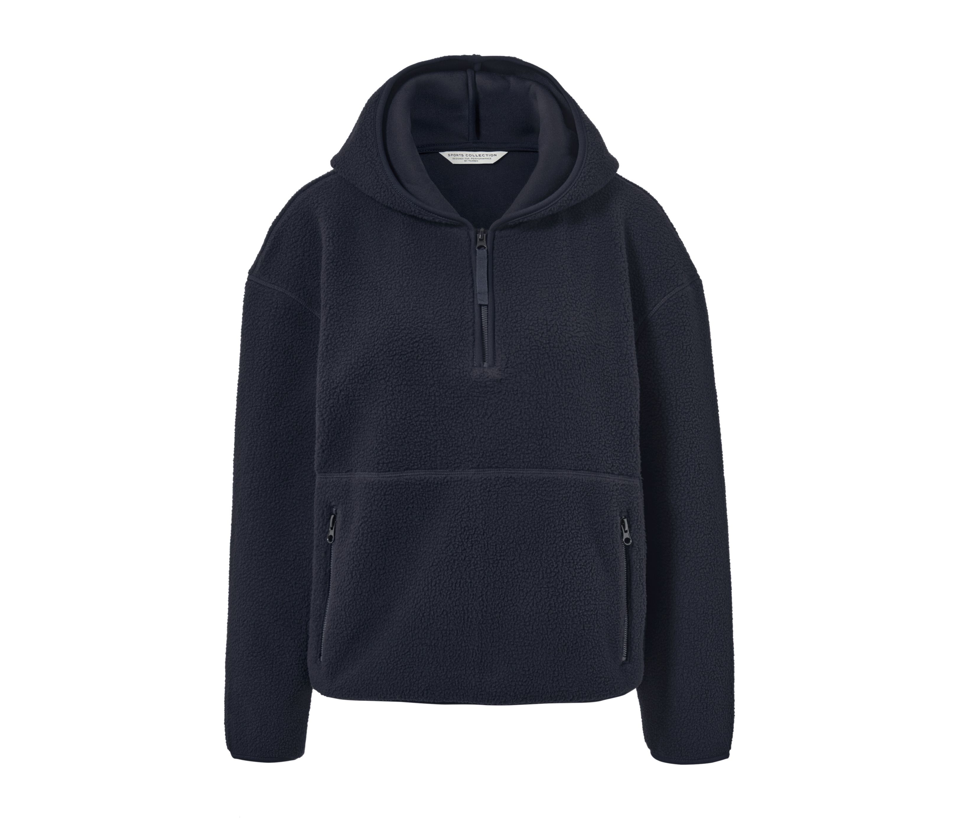 Tchibo - Teddy-Kapuzenpullover - Damen - Gr. L - dunkelblau