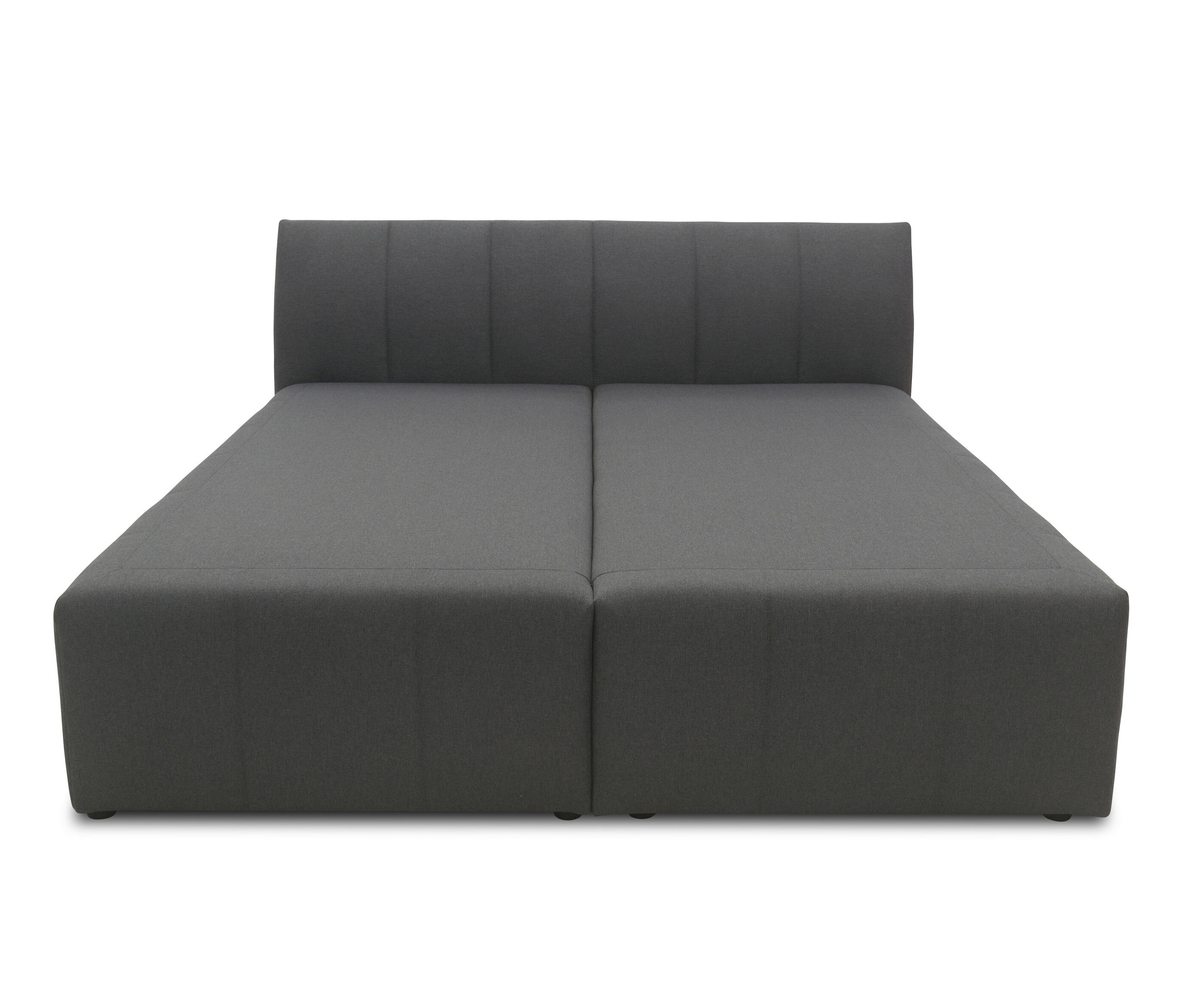 Thumbnail - Domo Boxspringbett »Bergen« 180 x 200 cm inkl. Topper - 187x221x90cm - schwarz - Polyester / Holz / Kunststoff