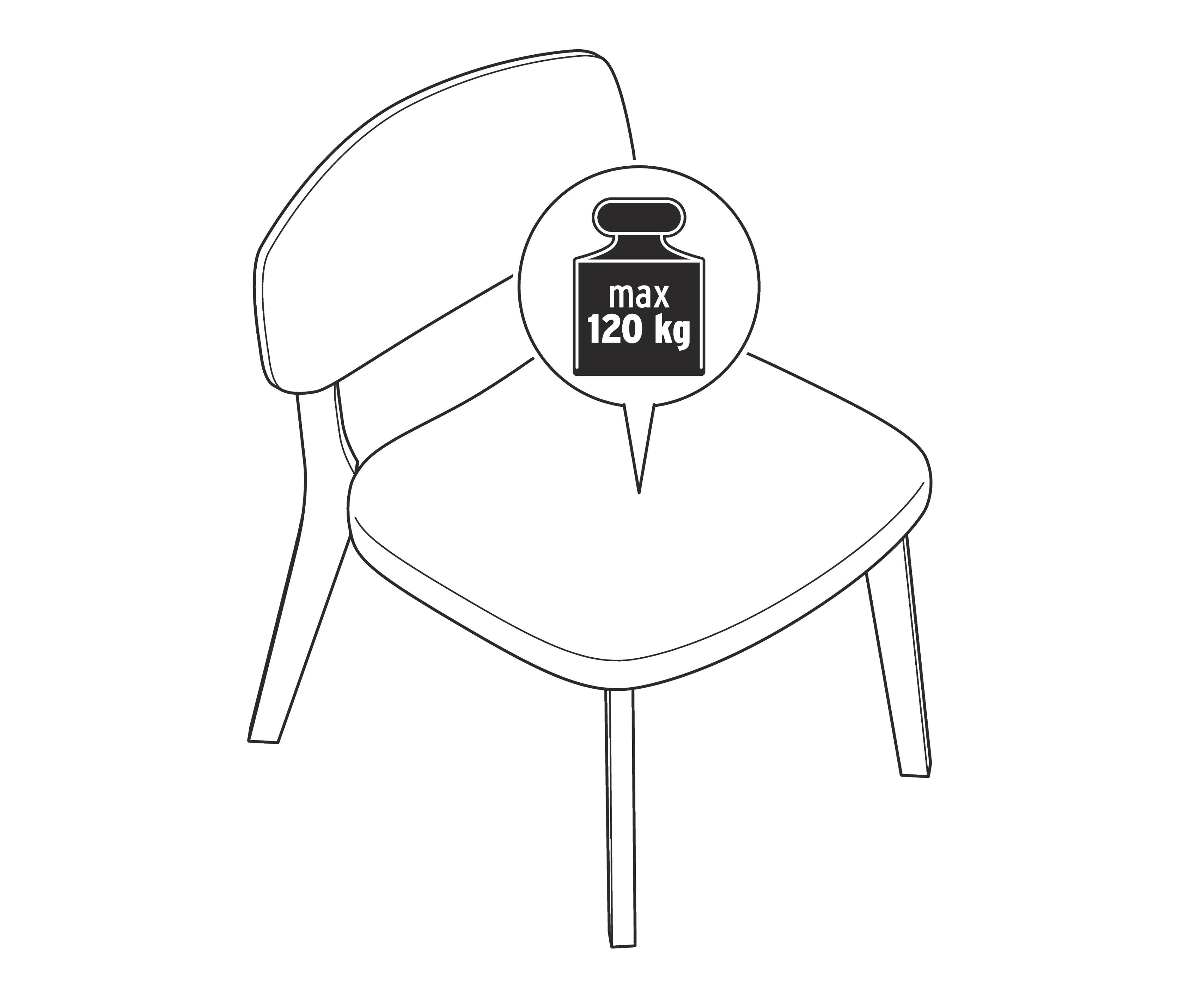 Thumbnail - Tchibo - Loungechair - 53x63x70cm - braun - Eichenholz / Holz / Echtholzfurnier