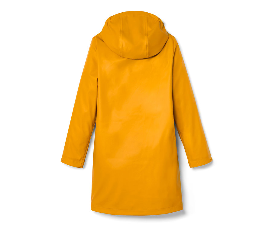 Gelber Kinder-Regenparka »Friesennerz« von hinten.