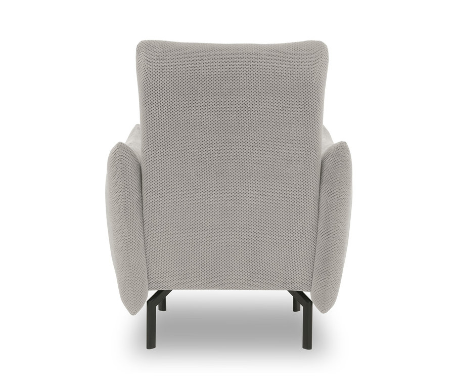 Rückansicht des beigen Sessels »Avila« aus der DOMO Kollektion.