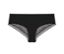 Schwarze Unterhose mit weißer Spitze. Passionata Shorty »Pila«, schwarz