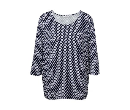 Bedrucktes Blusenshirt.